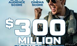 《壮志凌云2》超越 《加勒比海盗3》的1.53亿美元，全球票房破3亿美元