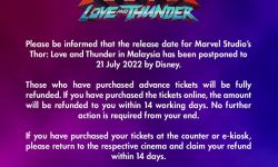 《雷神4》马来西亚上映延期，被推迟两个星期7月21日上映