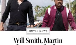 威尔史密斯、马丁劳伦斯确认回归《绝地战警4》，续集正式启动前期制作