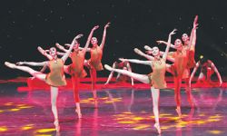 芭蕾艺术自20世纪50年代引入，中国芭蕾从民族到世界
